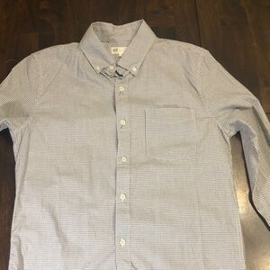 GAP Men's Light Blue Gingham Shirt Never use